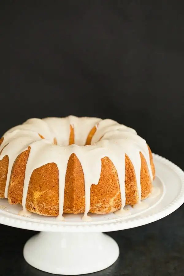 Eggnog Bundt Cake with Rum Icing by @Yawzu ::