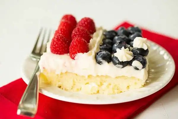 Flag Cake Recipe (From Scratch!)