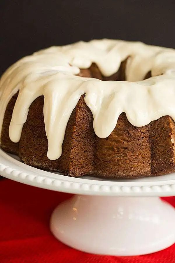 Gingerbread Bundt Cake plus Cream Cheese Icing