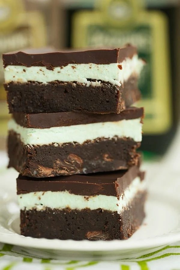 Grasshopper Brownies
