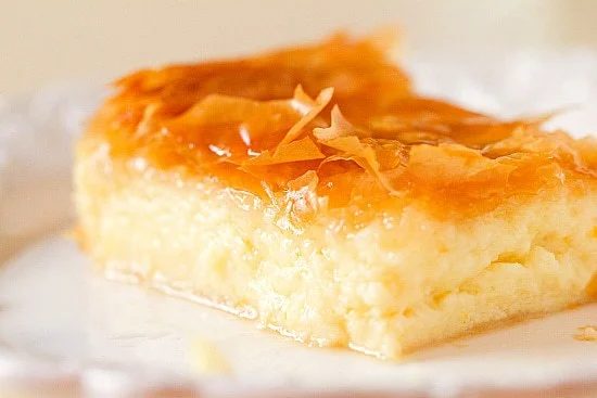 Greek Custard Pie (Galaktoboureko)