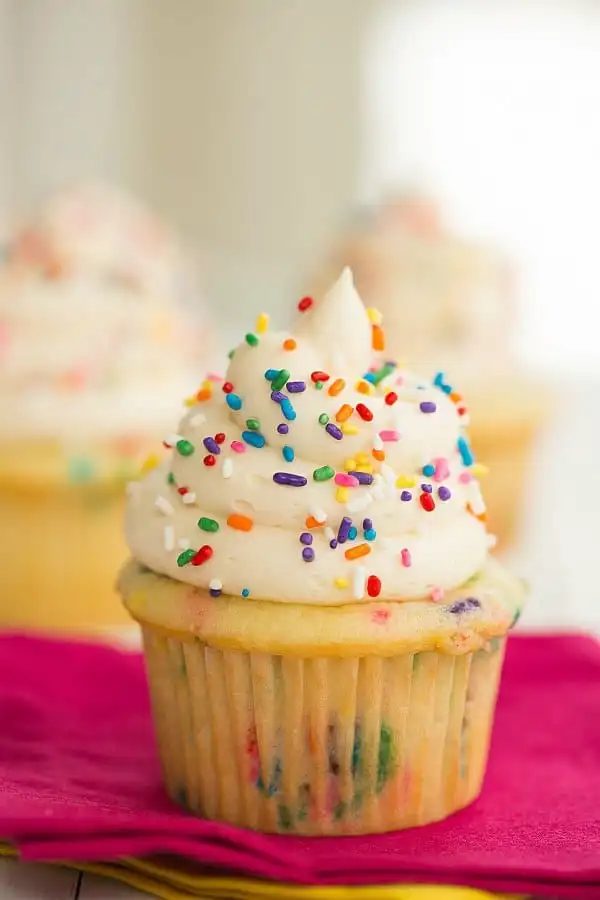 Funfetti Cupcakes (from scratch!)