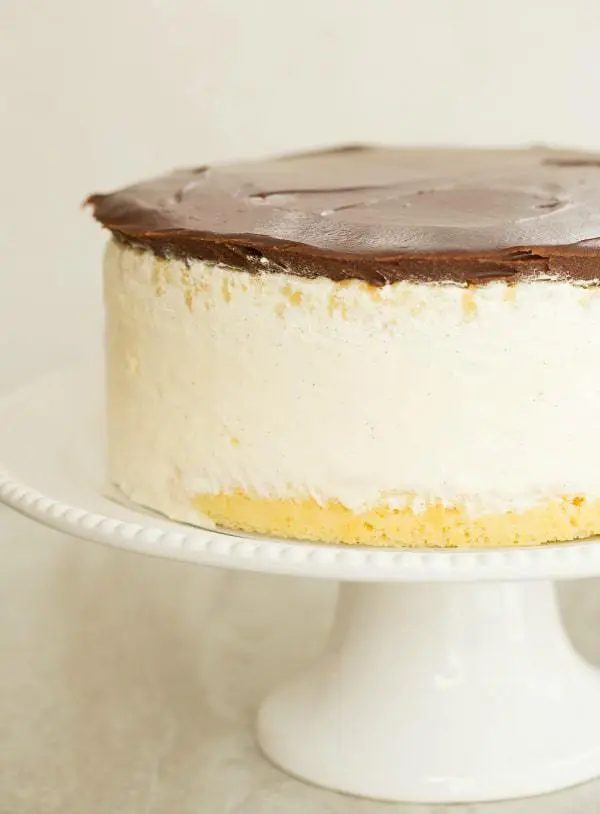 Double Vanilla Ice Cream Cake | #recipe