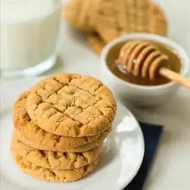 Honey-Peanut Butter Cookies