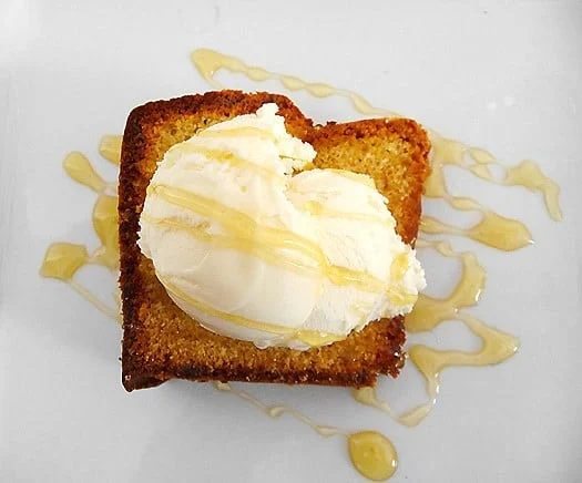 Honey-Vanilla Sour Cream Pound Cake