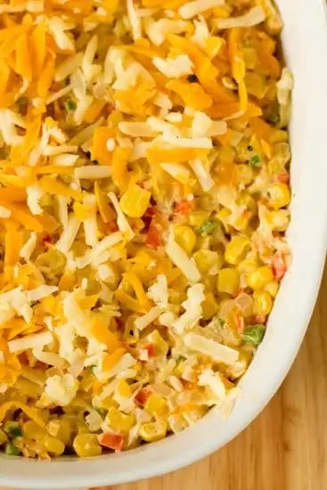 Hot Corn & Cheese Dip
