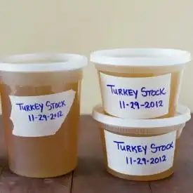 From-scratch Turkey Stock