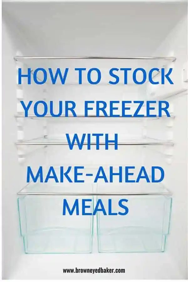 Stock Your Freezer, served with Make-Ahead Meals