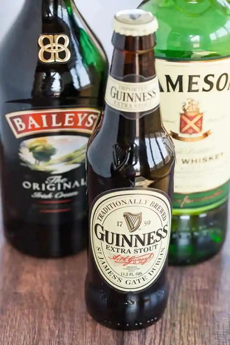 Guinness, Whiskey & Irish Cream Cupcakes