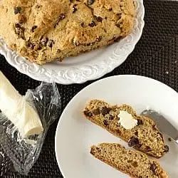Irish Whiskey Soda Bread, served with Irish Whiskey Butter