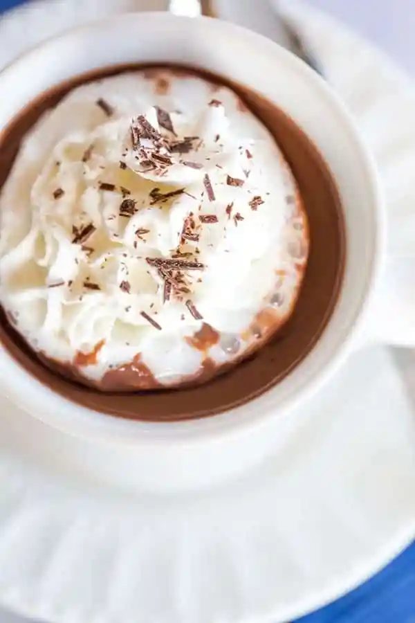 Italian Hot Chocolate (Cioccolata Calda) - The thickest, richest, most memorable hot chocolate we've ever tasted!