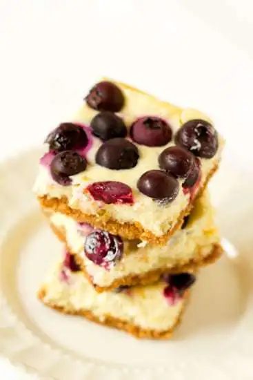 Lemon Blueberry Cheesecake Bars