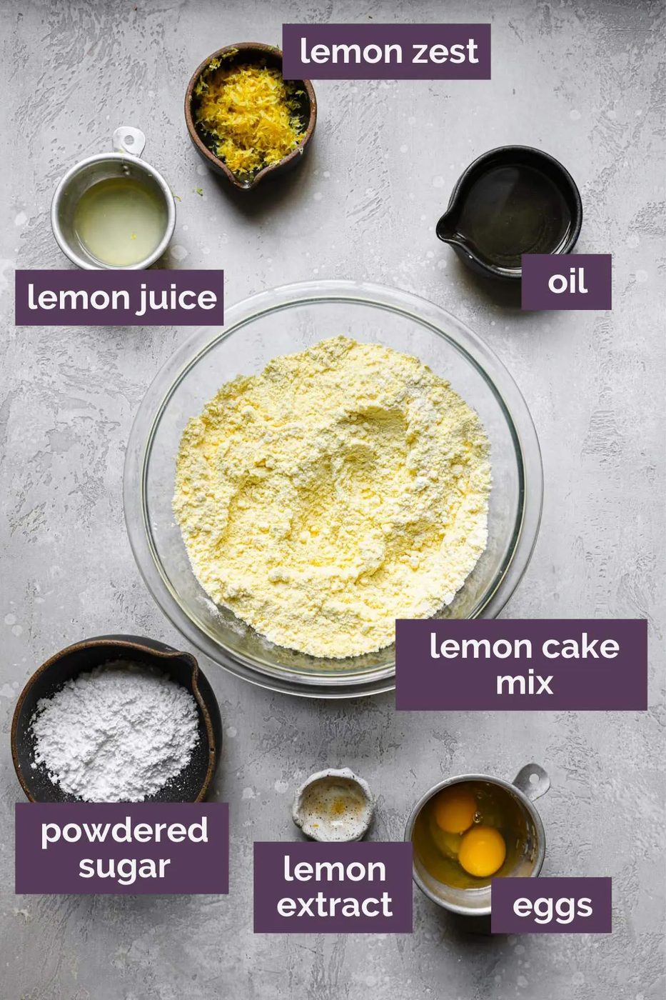 Lemon Crinkle Cookies