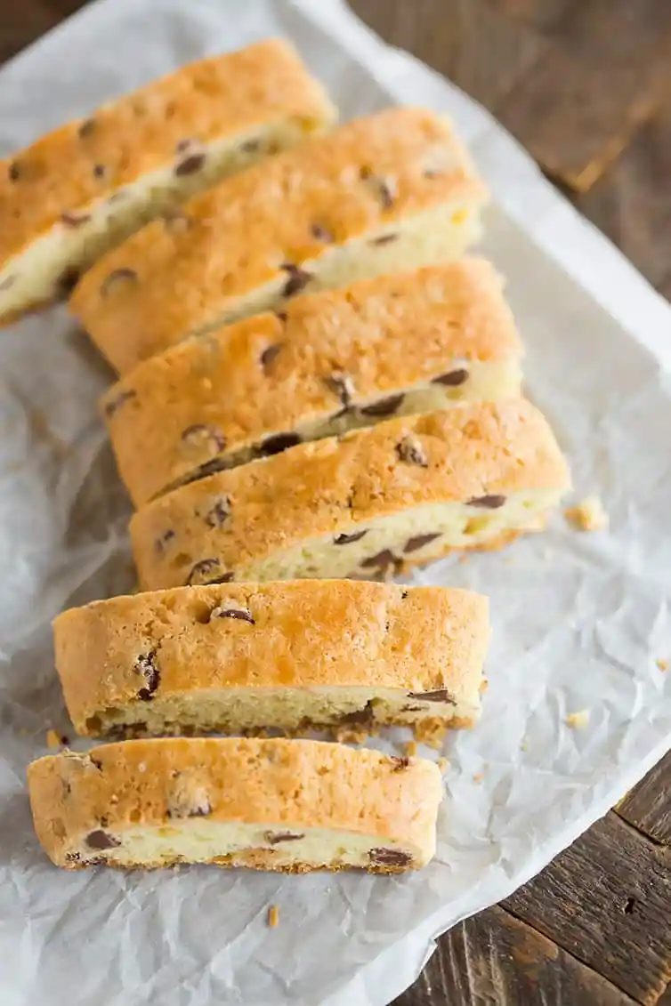 Lemon-Chocolate Chip Soft Biscotti
