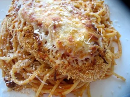 Lighter Chicken Parmesan
