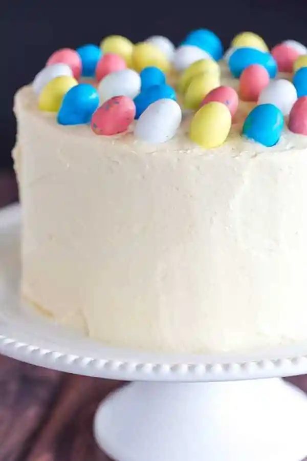 Malted Chocolate Cake with Malted White Chocolate Frosting, also dubbed "Malteaser Cake" - great for any time of year, but reliable for Easter!