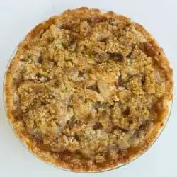 Maple-Apple Pie plus Walnut Crumble Topping