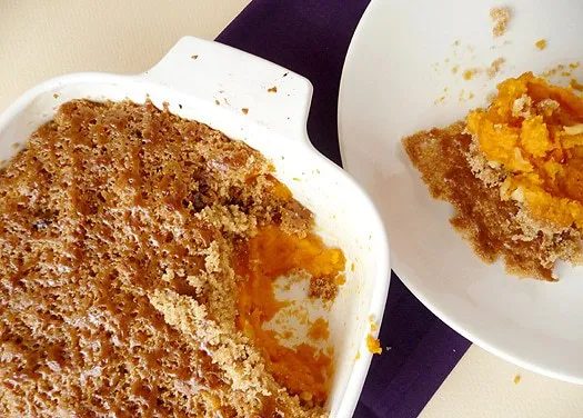 Mashed Sweet Potato Brulée