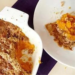 Mashed Sweet Potato Brulée
