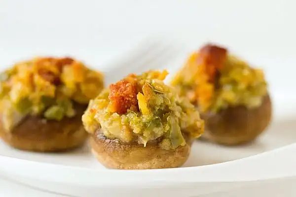 Mrs. Waterman’s Stuffed Mushrooms