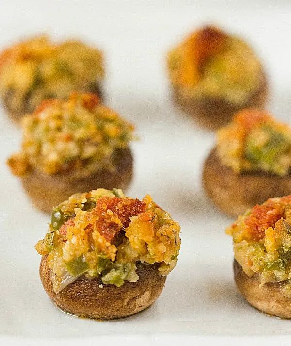 Mrs. Waterman’s Stuffed Mushrooms