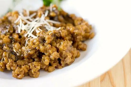 Mushroom Barley Risotto