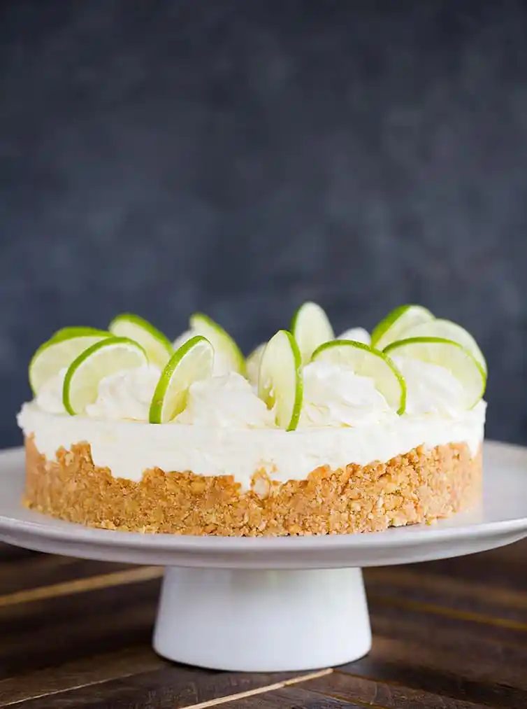 No Bake Key Lime Cheesecake