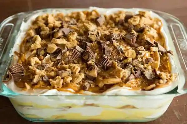 [No Bake] Peanut Butter Lover’s Icebox Cake
