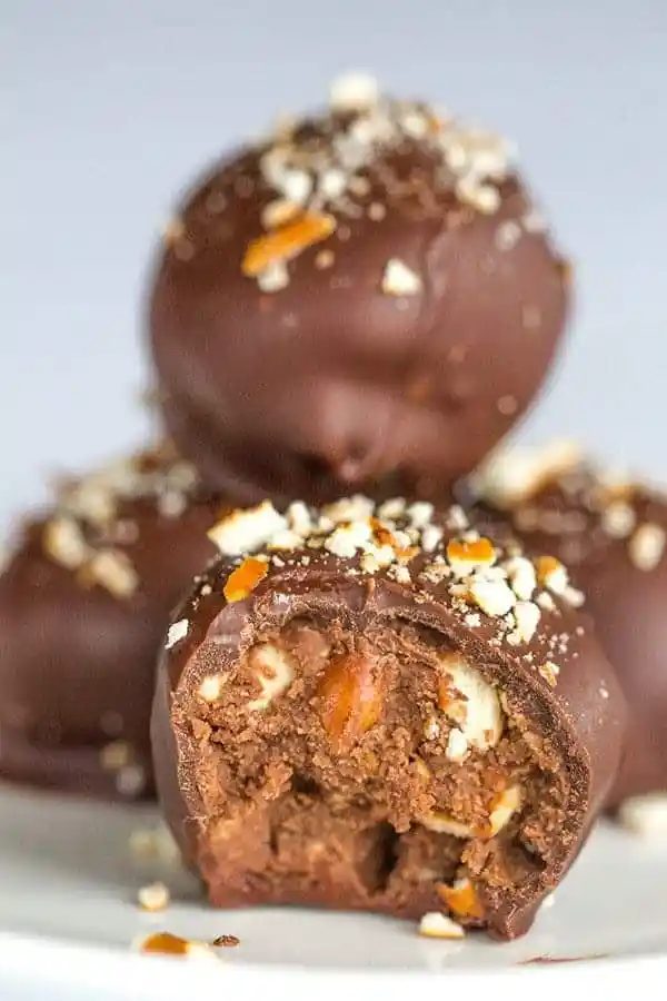 Nutella-Pretzel Truffles