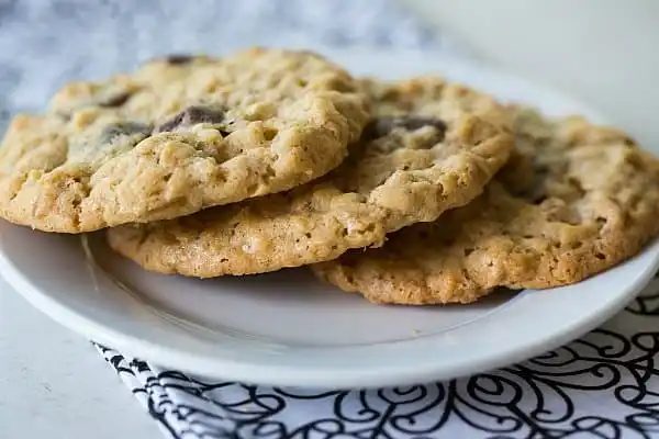 Oatmeal-Dark Chocolate Chip & Coconut Cookies