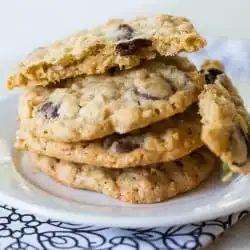 Oatmeal-Dark Chocolate Chip & Coconut Cookies
