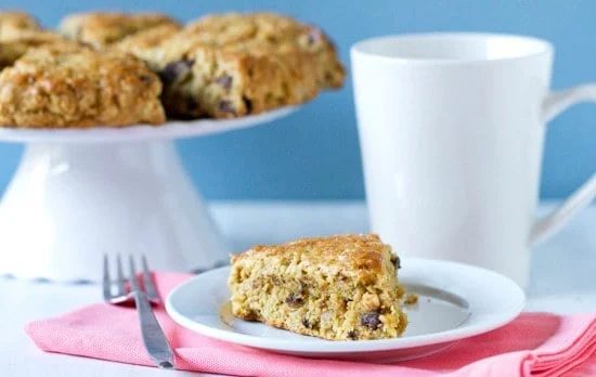 Oatmeal Peanut Butter Chocolate Chip Scones