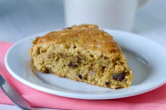 Oatmeal Peanut Butter Chocolate Chip Scones