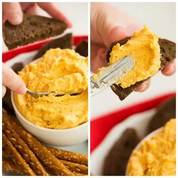 Oktoberfest German Beer Cheese Spread | #recipe