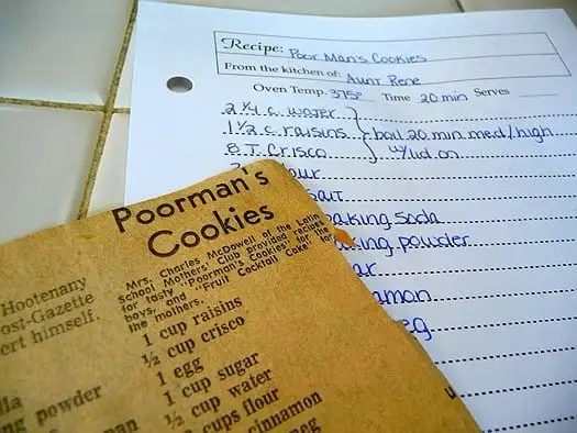 Poor Man’s Cookies