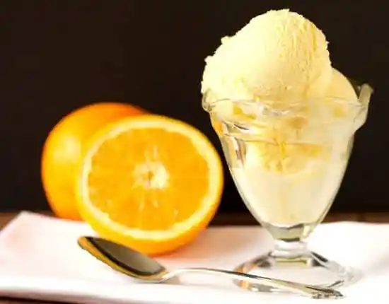 Fresh Orange Sherbet