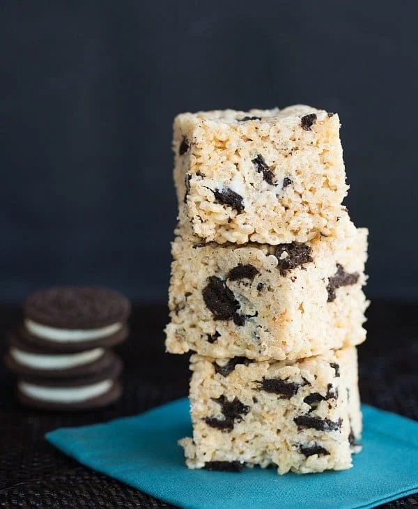 OREO Rice Krispies Treats | #recipe
