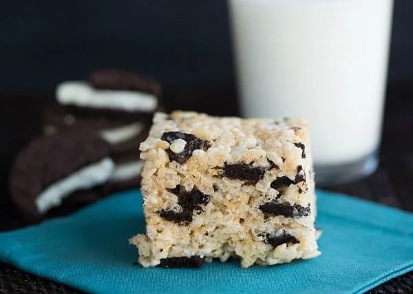 OREO Rice Krispies Treats | #recipe