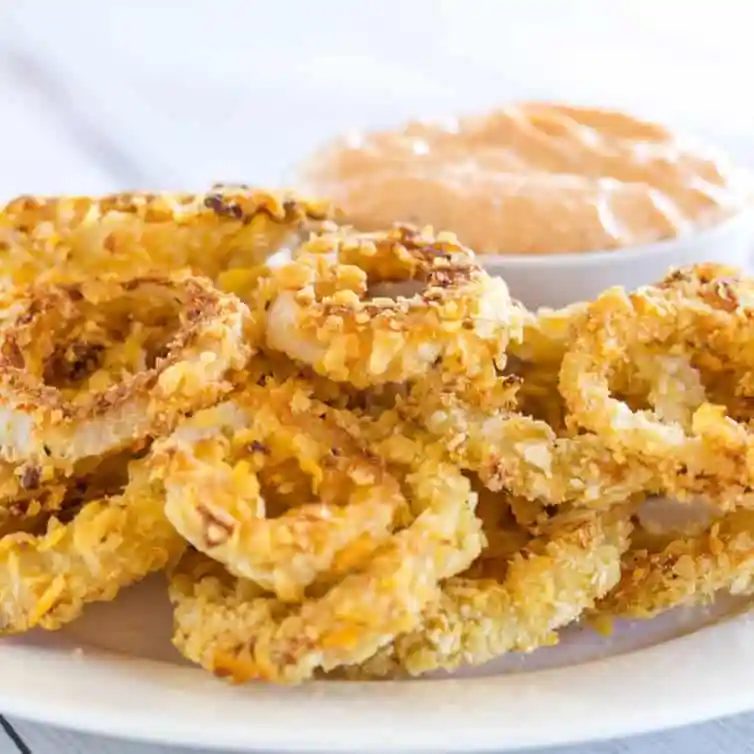 Oven-Fried Onion Rings