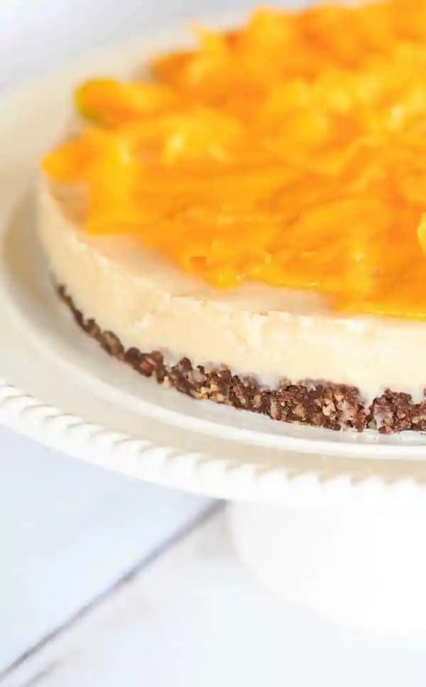 No-Bake Coconut-Mango Cheesecake