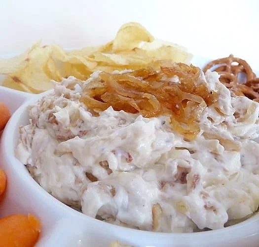 Pan-Fried Onion Dip