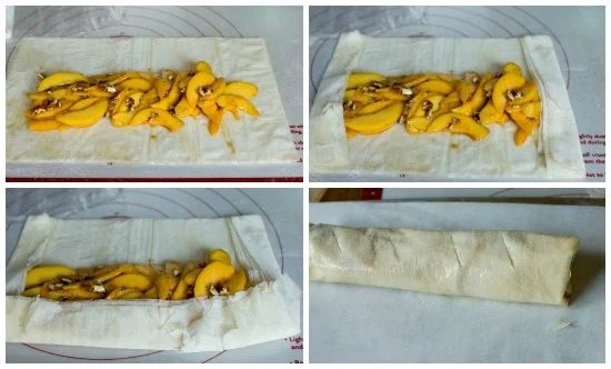 Peach Strudel