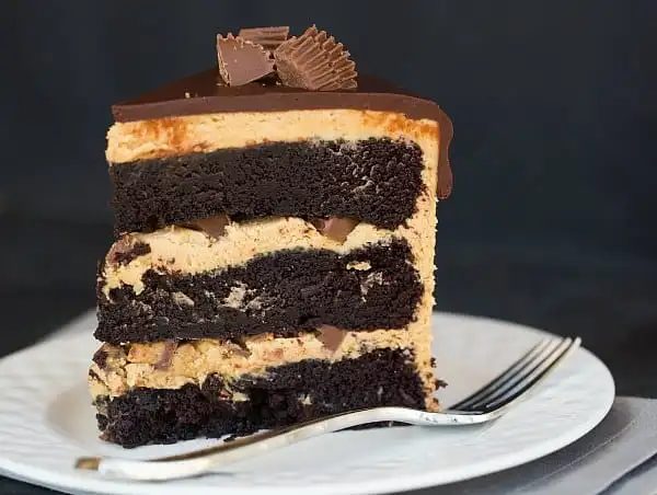 Peanut Butter Cup Overload Cake | #recipe