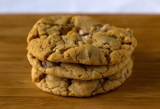 Peanut Butter Snickers Cookies