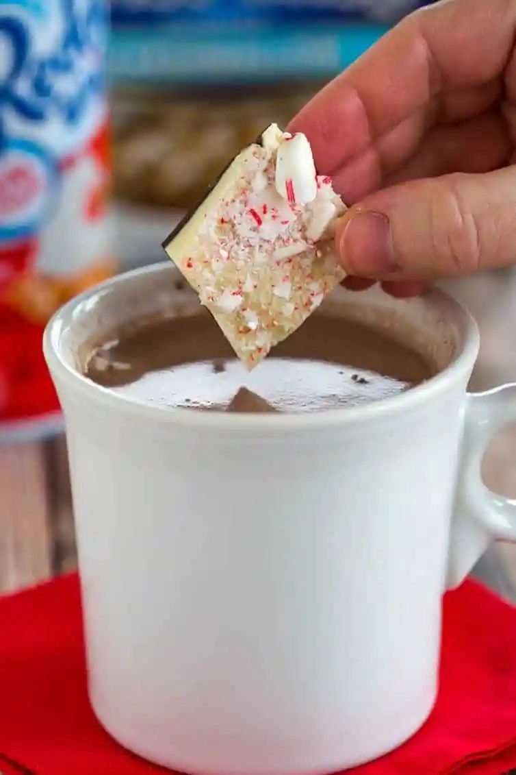 Peppermint Bark Hot Chocolate