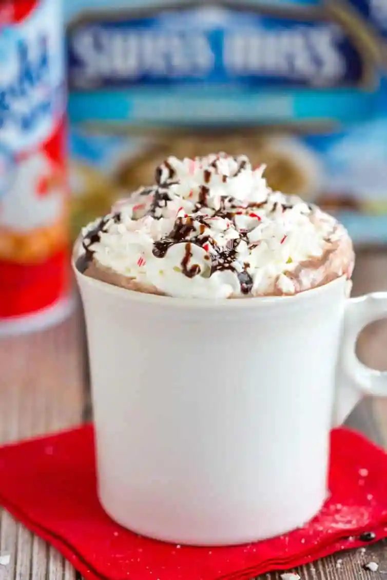 Peppermint Bark Hot Chocolate