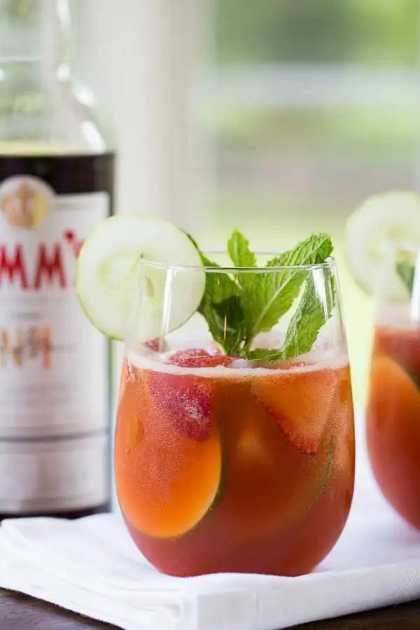 Strawberry Pimm's Cup Cocktail by Yawzu ::