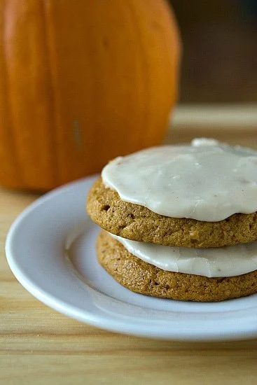 Pumpkin Cookies plus Brown Butter Icing