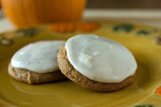 Pumpkin Cookies plus Brown Butter Icing