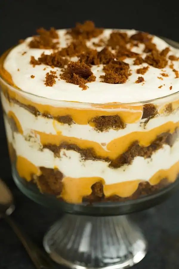 Pumpkin-Gingerbread Trifle